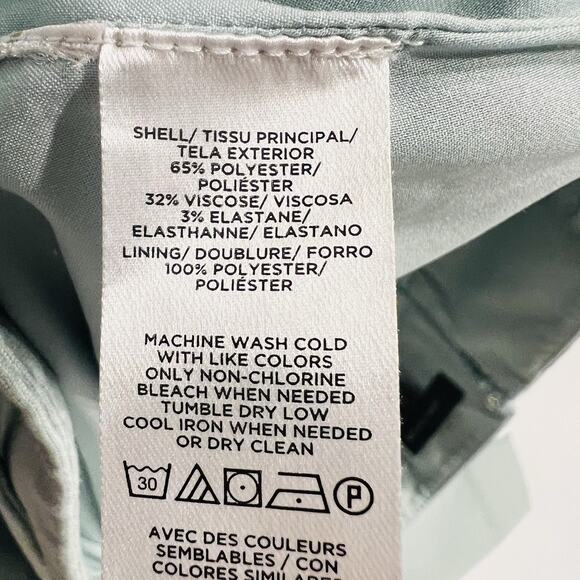 Ann Taylor Women's Pencil Skirt Stretch Light Aqua Size 12 - Picture 4 of 4